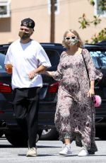 ASHLEE SIMPSON and Evan Ross Out in Los Angeles 06/29/2020