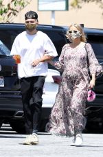 ASHLEE SIMPSON and Evan Ross Out in Los Angeles 06/29/2020