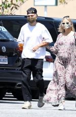 ASHLEE SIMPSON and Evan Ross Out in Los Angeles 06/29/2020