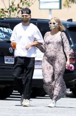 ASHLEE SIMPSON and Evan Ross Out in Los Angeles 06/29/2020