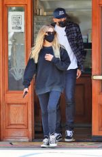 ASHLEY BENSON and G-Eazy Out for Lunch in Los Angeles 07/01/2020