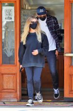 ASHLEY BENSON and G-Eazy Out for Lunch in Los Angeles 07/01/2020
