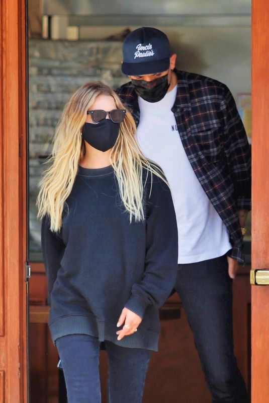 ASHLEY BENSON and G-Eazy Out for Lunch in Los Angeles 07/01/2020