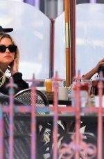 ASHLEY BENSON and G-Eazy Out for Lunch in Los Angeles 07/01/2020
