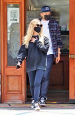 ASHLEY BENSON and G-Eazy Out for Lunch in Los Angeles 07/01/2020