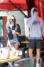 ASHLEY BENSON and G-Eazy Out for Lunch in Los Feliz 07/18/2020