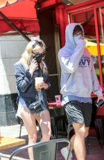 ASHLEY BENSON and G-Eazy Out for Lunch in Los Feliz 07/18/2020