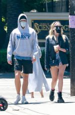 ASHLEY BENSON and G-Eazy Out for Lunch in Los Feliz 07/18/2020