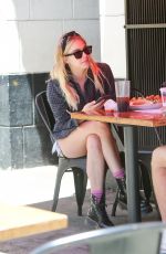 ASHLEY BENSON and G-Eazy Out for Lunch in Los Feliz 07/18/2020