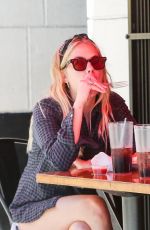 ASHLEY BENSON and G-Eazy Out for Lunch in Los Feliz 07/18/2020