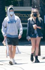 ASHLEY BENSON and G-Eazy Out for Lunch in Los Feliz 07/18/2020