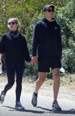 ASHLEY BENSON and G-Eazy Out Hiking in Los Angeles 07/27/2020