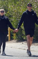 ASHLEY BENSON and G-Eazy Out Hikinig in Los Angeles 07/27/2020