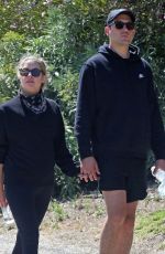 ASHLEY BENSON and G-Eazy Out Hikinig in Los Angeles 07/27/2020