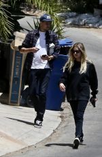ASHLEY BENSON and G-Eazy Out in Los Angeles 07/06/2020