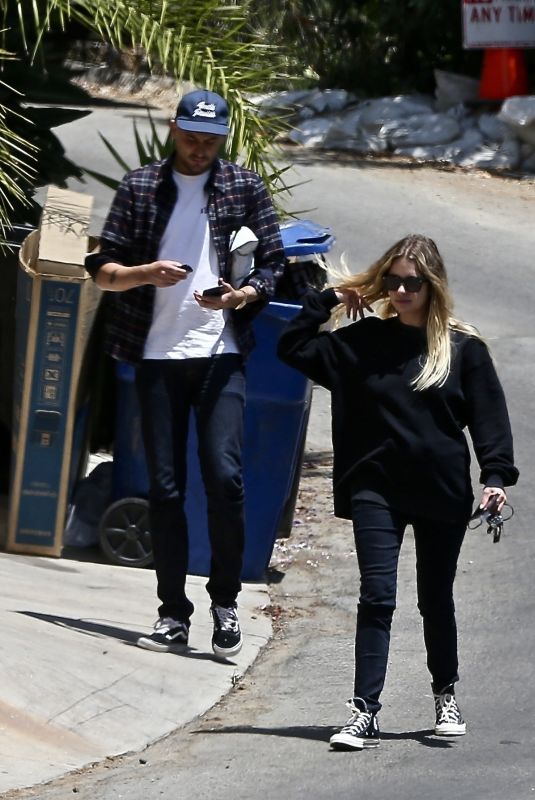 ASHLEY BENSON and G-Eazy Out in Los Angeles 07/06/2020