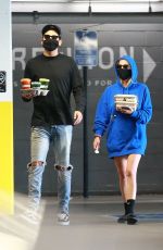 ASHLEY BENSON and G-Eazy Out in Los Angeles 07/14/2020