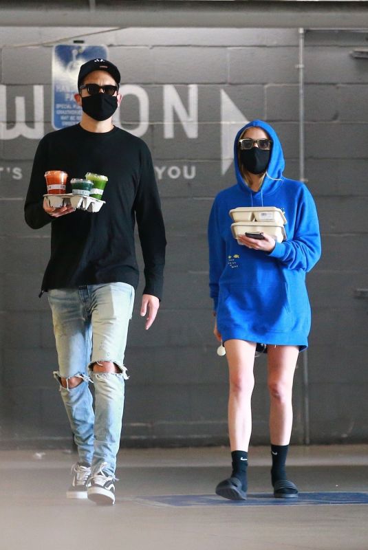 ASHLEY BENSON and G-Eazy Out in Los Angeles 07/14/2020