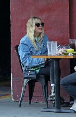 ASHLEY BENSON at Birds Restaurant in Los Angeles 07/22/2020