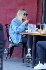 ASHLEY BENSON at Birds Restaurant in Los Angeles 07/22/2020