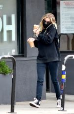 ASHLEY BENSON Out for Coffee in Los Angeles 07/01/2020