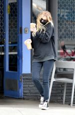 ASHLEY BENSON Out for Coffee in Los Angeles 07/01/2020
