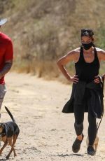 ASHLEY GREENE and Paul Khoury Out Hiking in West Hollywood 07/16/2020