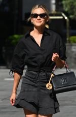 ASHLEY ROBERTS All in Black Leaves Global Radio in London 07/30/2020
