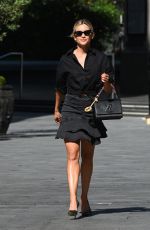 ASHLEY ROBERTS All in Black Leaves Global Radio in London 07/30/2020