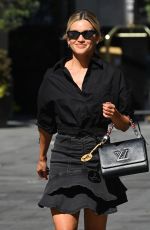 ASHLEY ROBERTS All in Black Leaves Global Radio in London 07/30/2020