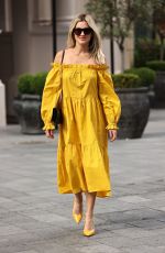 ASHLEY ROBERTS Arrives at Global Radio in London 07/28/2020