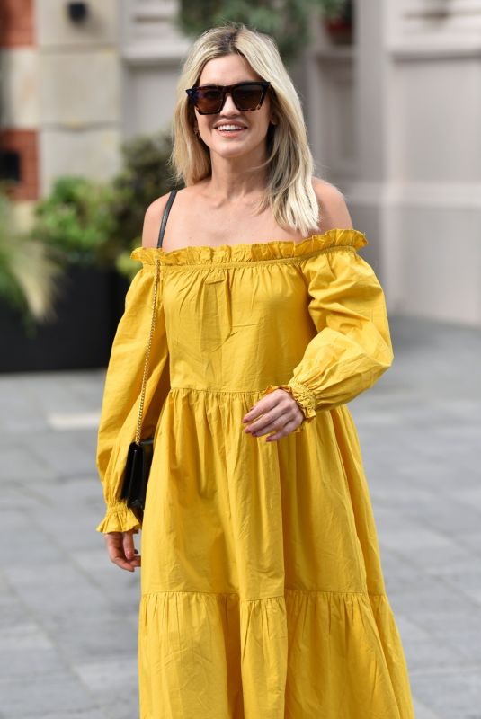 ASHLEY ROBERTS Arrives at Global Radio in London 07/28/2020