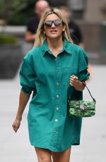 ASHLEY ROBERTS Arrives at Global Radio Studios in London 07/08/2020