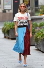 ASHLEY ROBERTS Leaves Heart Radio in London 07/01/2020