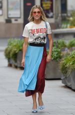 ASHLEY ROBERTS Leaves Heart Radio in London 07/01/2020