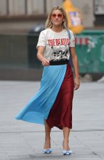 ASHLEY ROBERTS Leaves Heart Radio in London 07/01/2020