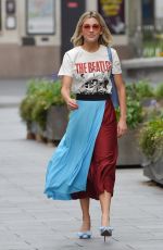 ASHLEY ROBERTS Leaves Heart Radio in London 07/01/2020