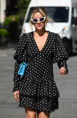 ASHLEY ROBERTS Leaves Heart Radio in London 07/10/2020