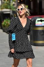 ASHLEY ROBERTS Leaves Heart Radio in London 07/10/2020