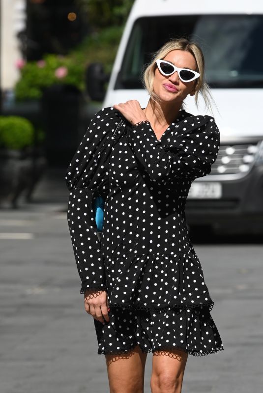 ASHLEY ROBERTS Leaves Heart Radio in London 07/10/2020