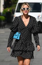 ASHLEY ROBERTS Leaves Heart Radio in London 07/10/2020