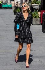 ASHLEY ROBERTS Leaves Heart Radio in London 07/10/2020