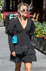 ASHLEY ROBERTS Leaves Heart Radio in London 07/10/2020
