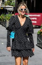 ASHLEY ROBERTS Leaves Heart Radio in London 07/10/2020