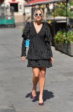 ASHLEY ROBERTS Leaves Heart Radio in London 07/10/2020