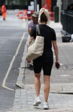 ASHLEY ROBERTS Wearing a Face Mask Out in London 07/24/2020