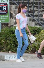 AUBREY PLAZA and Jeff Baena Out with Their Dogs in Los Angeles 07/14/2020