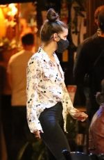 BARBARA PALVIN and Dylan Sprouse Out for Dinner with Friends in Los Feliz 07/24/2020