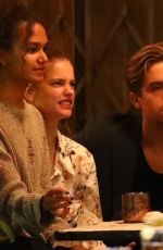 BARBARA PALVIN and Dylan Sprouse Out for Dinner with Friends in Los Feliz 07/24/2020