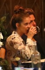 BARBARA PALVIN and Dylan Sprouse Out for Dinner with Friends in Los Feliz 07/24/2020